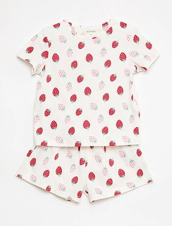 Ensemble short et T-Shirt 100% coton