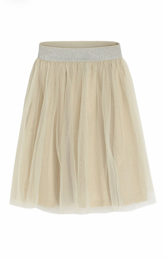 ✨ Jupe Tulle Pailletée Champagne