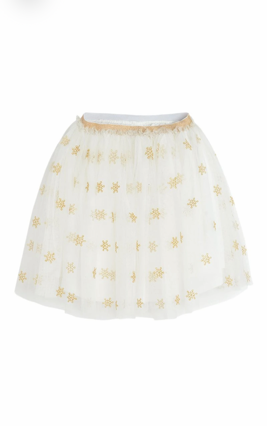 ✨ Jupe en Tulle Étoiles Dorées