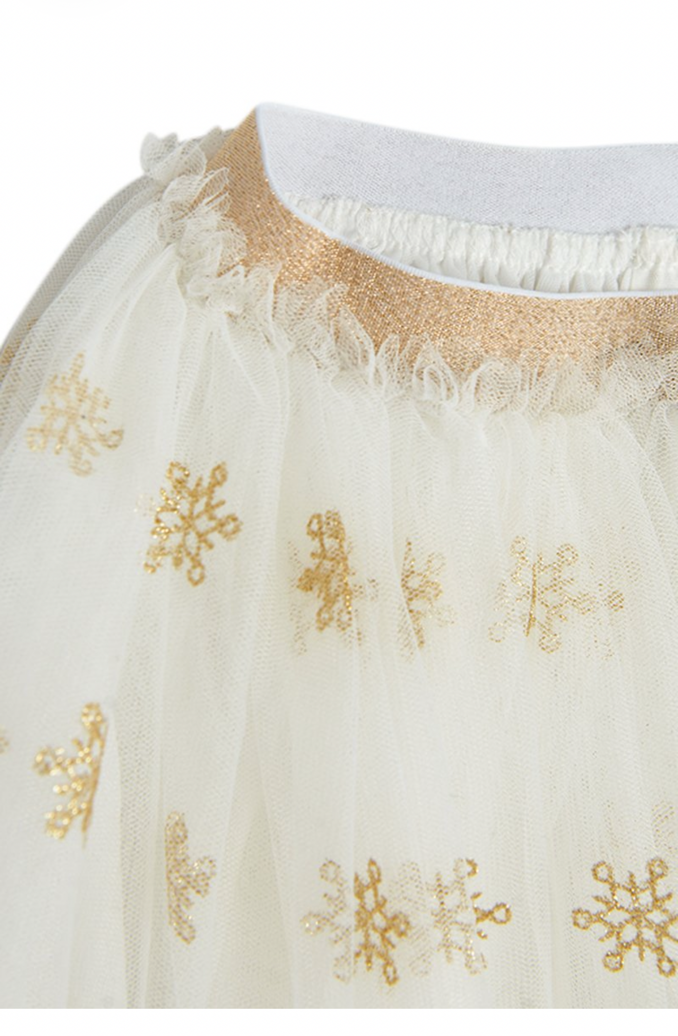 ✨ Jupe en Tulle Étoiles Dorées